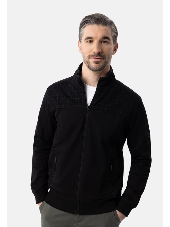 Volcano Volcano Bluza B-BERRT Czarny Regular Fit