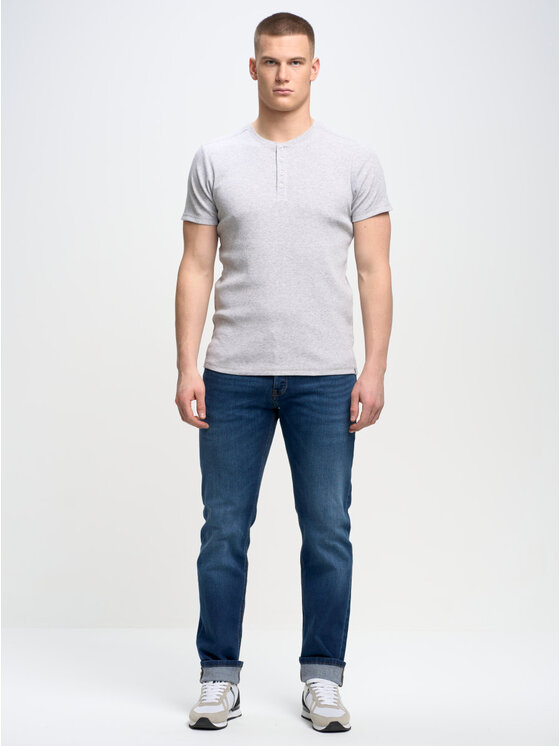 BIG STAR BIG STAR T-Shirt basicag_901 Szary Basic Fit