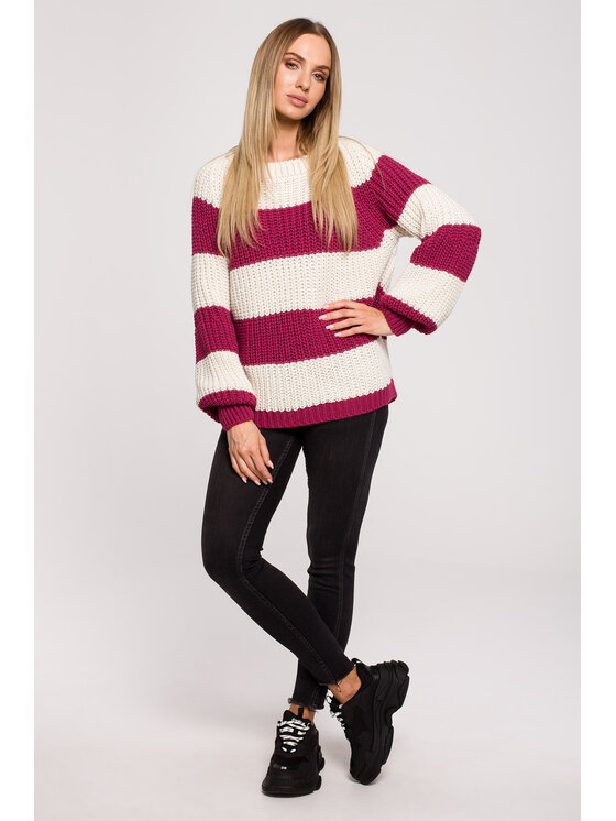 Made of Emotion Made of Emotion Sweter M632 Czerwony