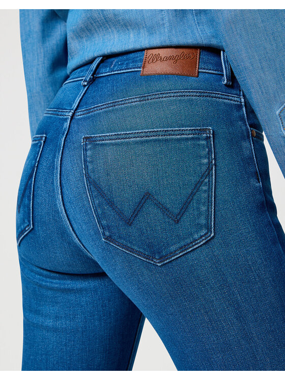 Wrangler Wrangler Jeansy STRAIGHT Niebieski Regular Fit