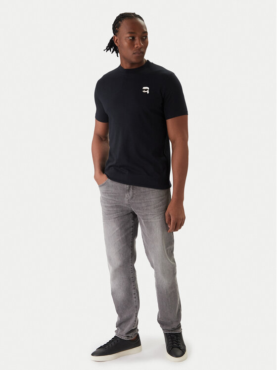KARL LAGERFELD KARL LAGERFELD Tričko 755710 561224 Tmavomodrá Regular Fit