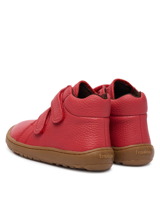 Froddo Froddo Šnurovacia obuv Barefoot Winter Furry G3110263-7 M Červená