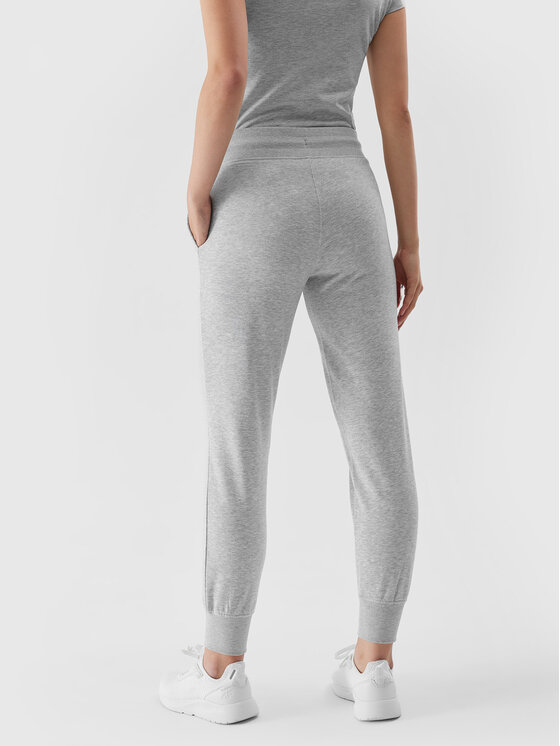 4F 4F Jogginghose 4FAW23TTROF474 Grau Regular Fit