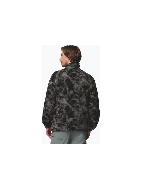 Columbia Columbia Polar Timber Crest MTR Printed Fleece Half Zip 2173561010 Czarny Regular Fit