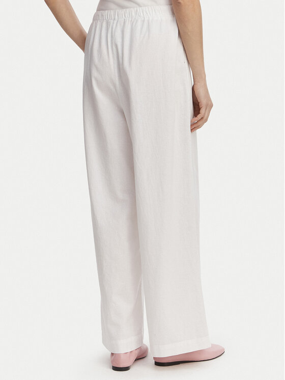 Tommy Hilfiger Tommy Hilfiger Pantaloni di tessuto UW0UW06431 Bianco