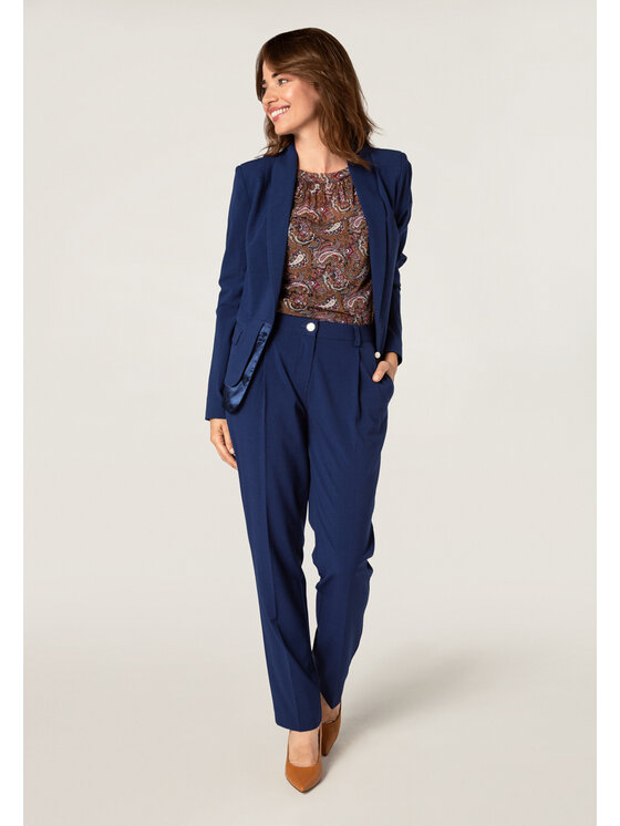 Marynarka QUIOSQUE, Rozmiar 36, Granatowy, 1023011 ANGE JACKET