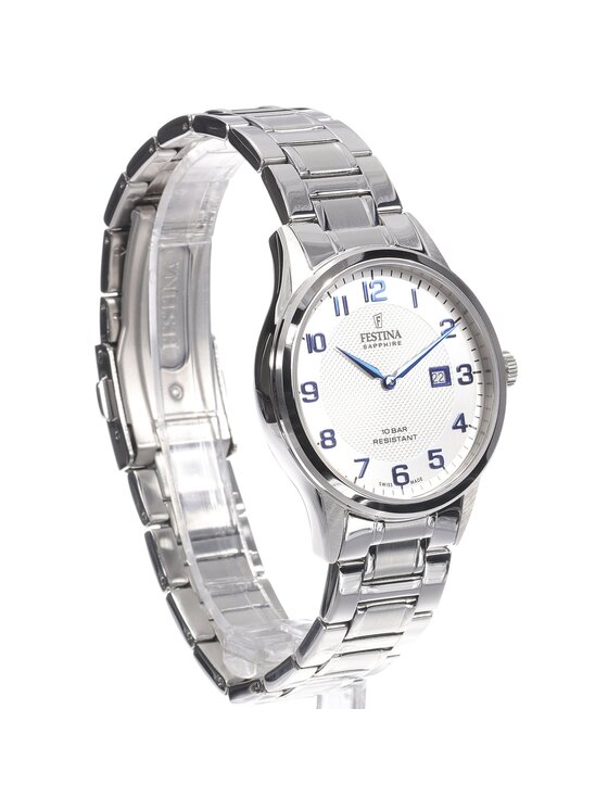 Festina Festina Zegarek F20067-1 Srebrny