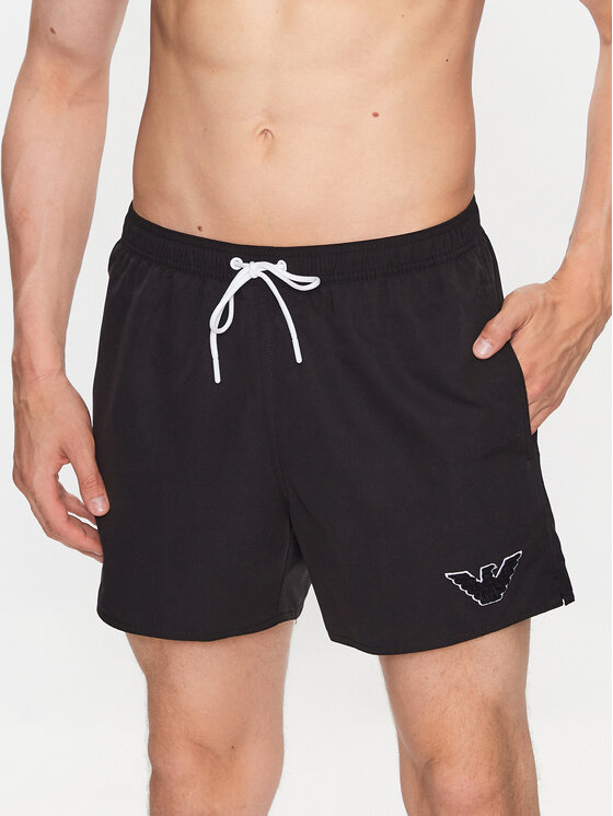 Emporio Armani Underwear Pantaloni scurți pentru înot 211740 3R427 00020 Negru Regular Fit