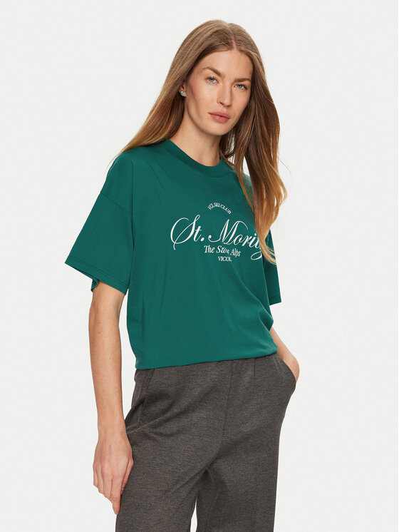 ViCOLO ViCOLO T-Shirt RS0053 Zelená Regular Fit
