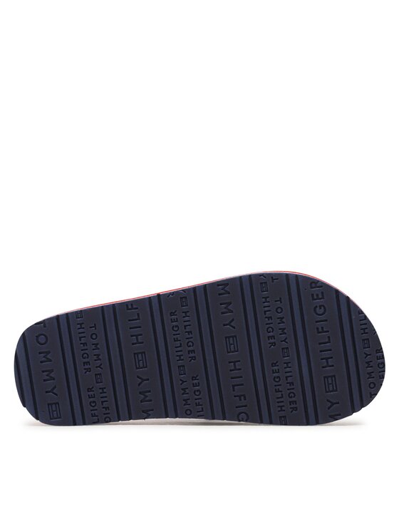Tommy Hilfiger Tommy Hilfiger Infradito Stripes Flip Flop T3B8-32920-0058 M Blu scuro