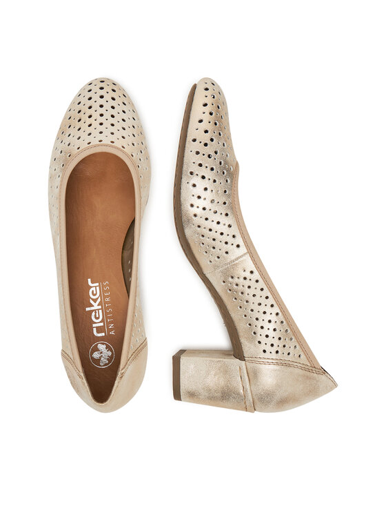 Rieker Rieker Pantofi pumps CEO-41057-60 Auriu