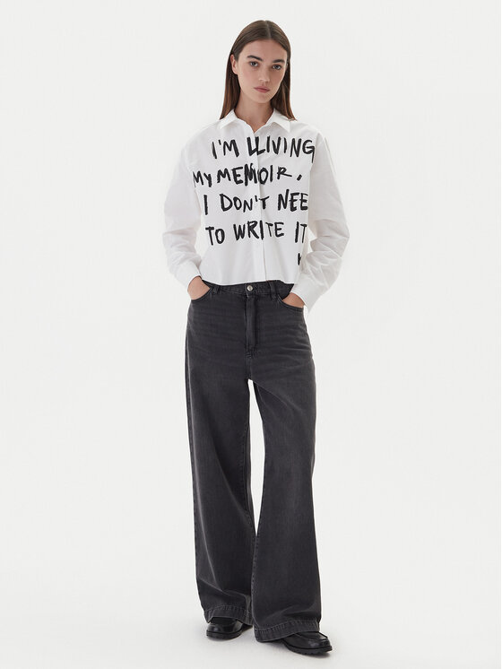 Karl Lagerfeld Jeans Karl Lagerfeld Jeans Πουκάμισο A4W11006 Λευκό Regular Fit