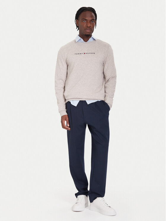 Tommy Hilfiger Tommy Hilfiger Džemperis ar kapuci UM0UM03666 Pelēks Relaxed Fit