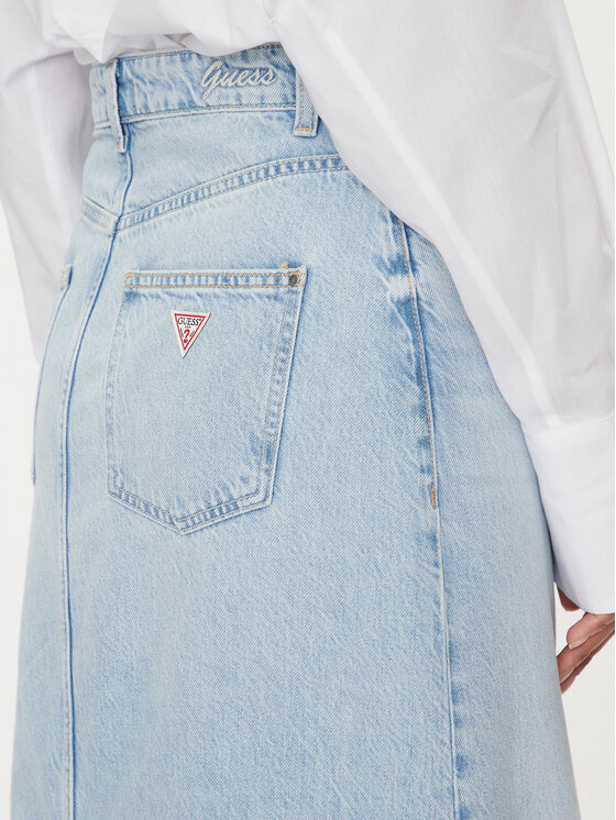 Guess Guess Farmer szoknya Wenona W4GD53 D5B66 Kék Regular Fit