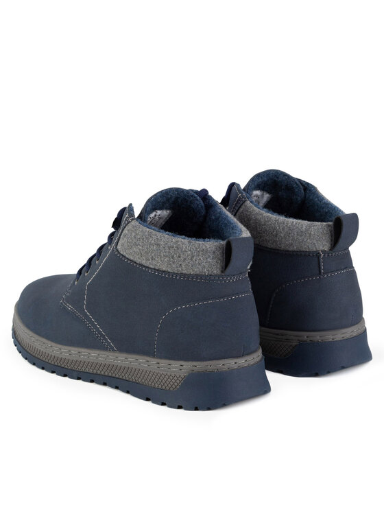 Lanetti Lanetti Schnürschuhe MYL8293-23 Dunkelblau