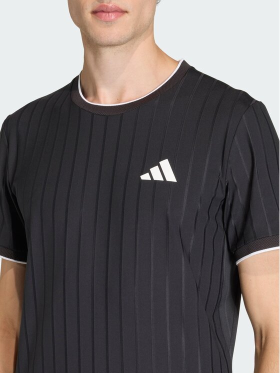 adidas adidas Koszulka techniczna Tennis Pro Climacool Freelift Tee Pro Czarny Slim Fit