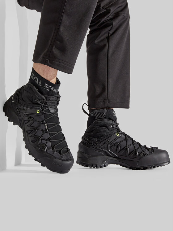 Salewa Salewa Pārgājienu apavi Ms Wildfire Edge Mid Gtx GORE-TEX 61350-0971 Melns