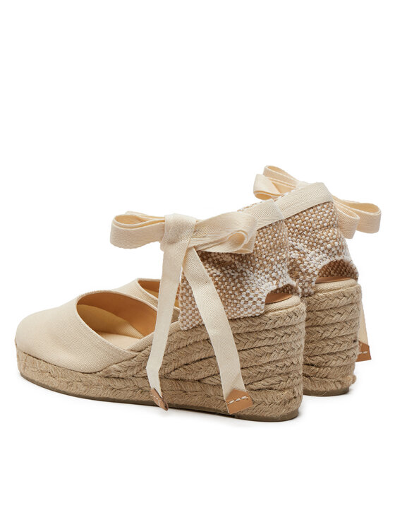 Castañer Castañer Espadryle Carina/6/001 020964 Biały