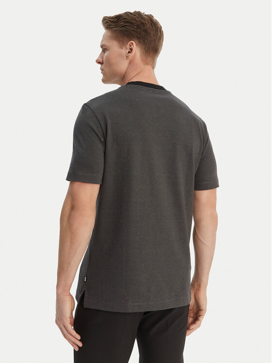 BOSS BOSS Póló H-Thompson 102 50555163 Fekete Regular Fit