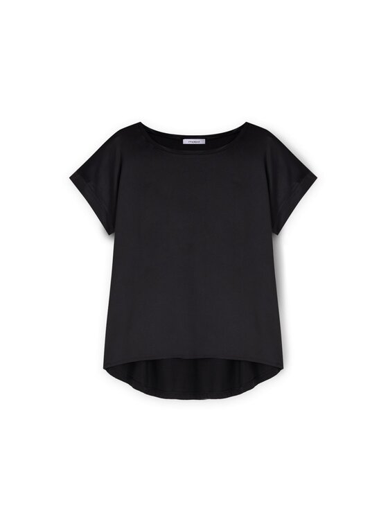 Motivi Motivi T-shirt G063W703439N033 Nero Regular Fit