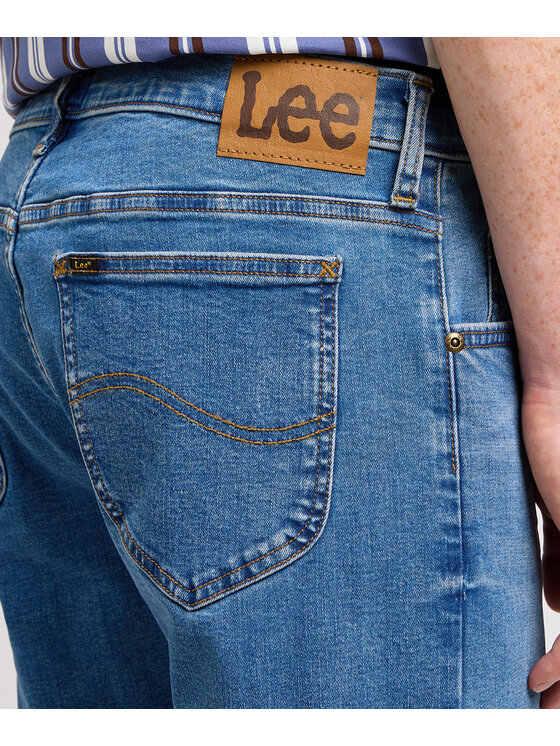 Lee Lee Jeansy 112349493 Niebieski Regular Fit