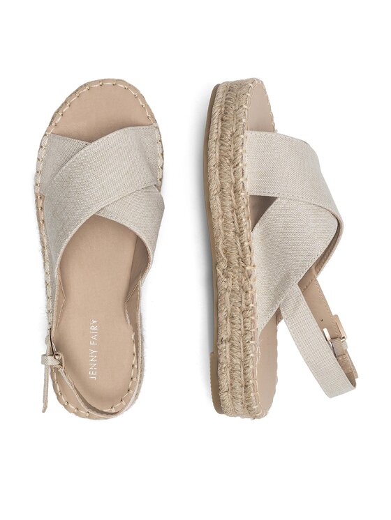 Jenny Fairy Jenny Fairy Espadryle WSS990-201EOB Beżowy