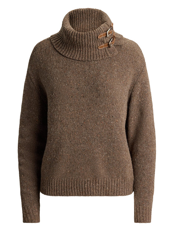 LAUREN RALPH LAUREN LAUREN RALPH LAUREN Bluză cu gât 200979663002 Maro Relaxed Fit