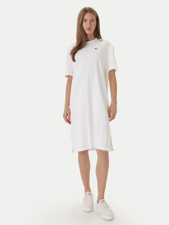 Lacoste Lacoste Rochie de zi EF2883 Écru Oversize