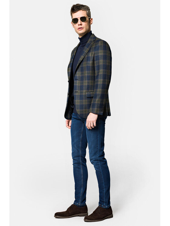 Lancerto Lancerto Marynarka Indre MA099222000012 Kolorowy Slim Fit