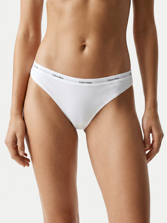 Calvin Klein Underwear Calvin Klein Underwear Stringi LV00QD5357 Balts