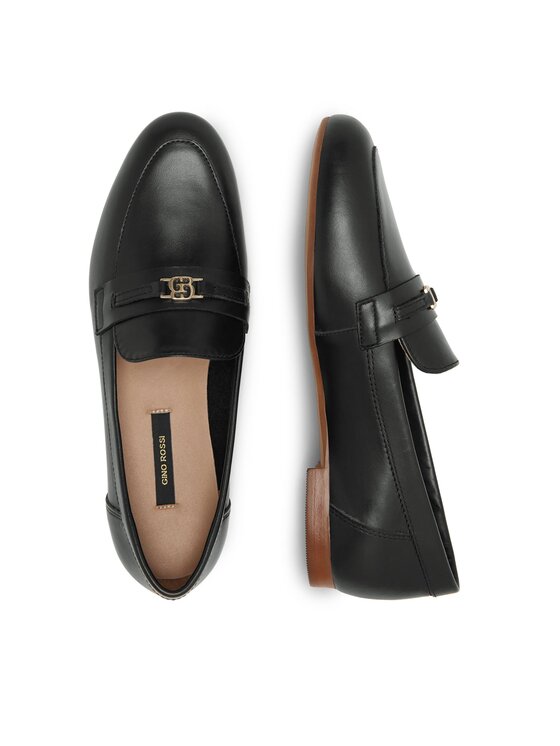 GINO ROSSI GINO ROSSI Loafersy AMBER-23453PE Černá