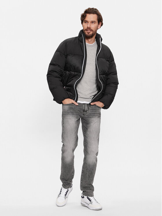 Tommy Hilfiger Tommy Hilfiger Μπουφάν χειμωνιάτικο Tech Stand Collar MW0MW27586 Μαύρο Regular Fit
