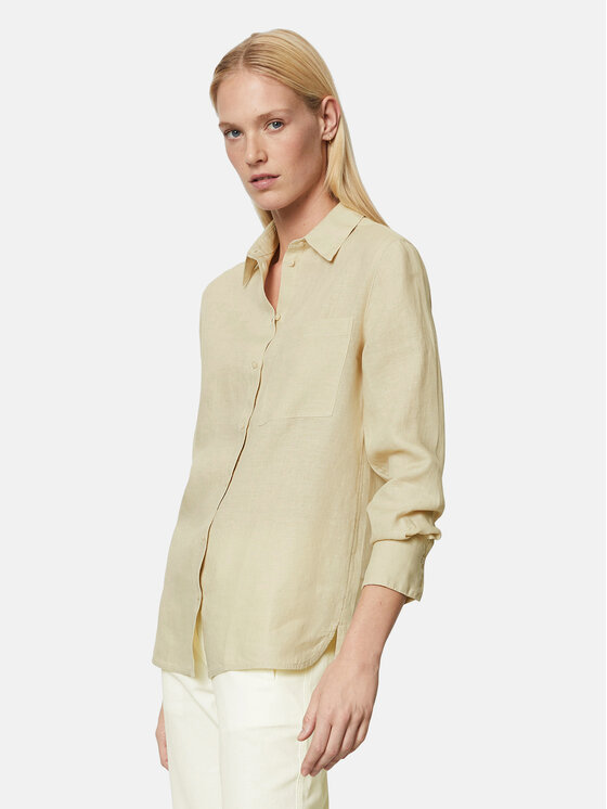 Marc O'Polo Marc O'Polo Πουκάμισο 403 1135 42427 Μπεζ Regular Fit