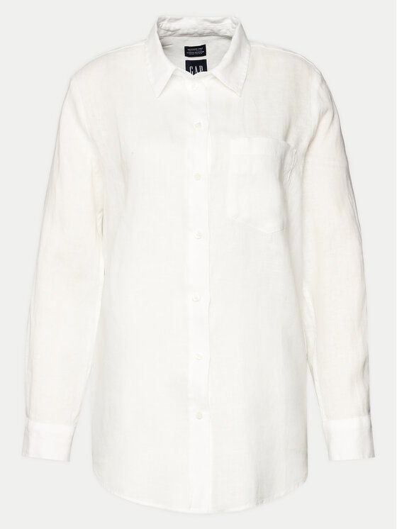 Gap Gap Srajca 875983-03 Bela Relaxed Fit