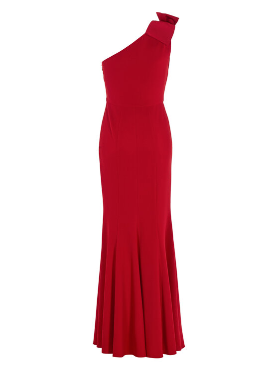 Swing Swing Večernja haljina 5AI00600 Crvena Slim Fit