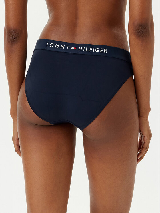 Tommy Hilfiger Tommy Hilfiger Bikini partea de jos UW0UW04120 Bleumarin