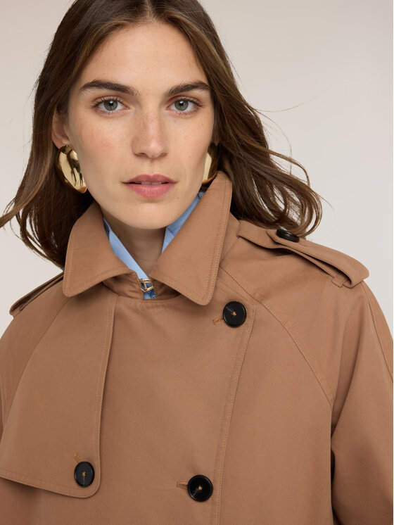 Motivi Motivi Cappotto invernale R026W000204N022 Marrone Boxy Fit