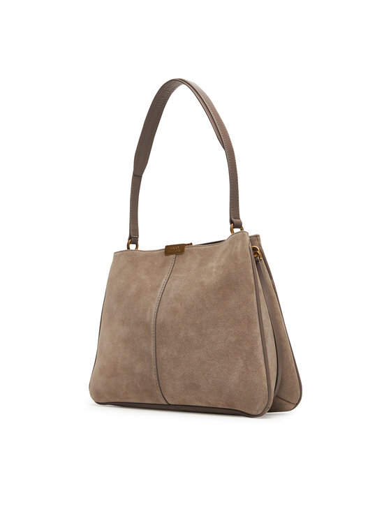 Tommy Hilfiger Tommy Hilfiger Torbica Casual Leather Shoulder Bag Sued AW0AW18201 Bež