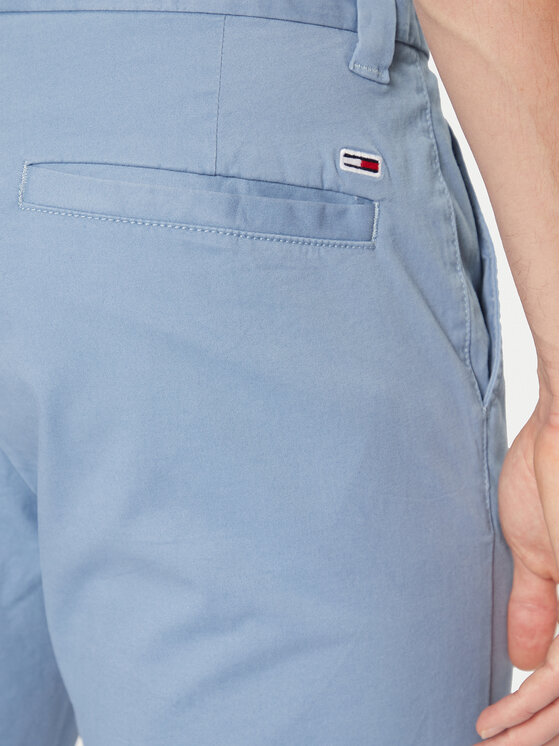 Tommy Jeans Tommy Jeans Chinosy Austin DM0DM20282 Niebieski Slim Fit