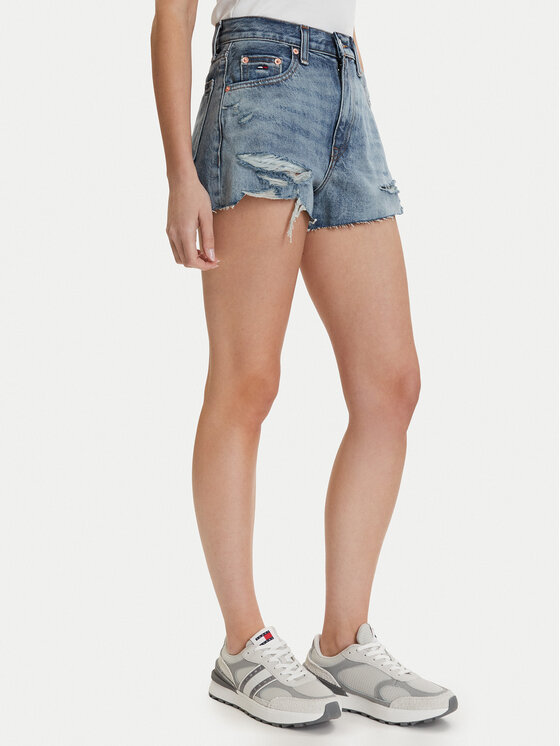 Tommy Jeans Tommy Jeans Jeans kratke hlače DW0DW22690 Modra Regular Fit