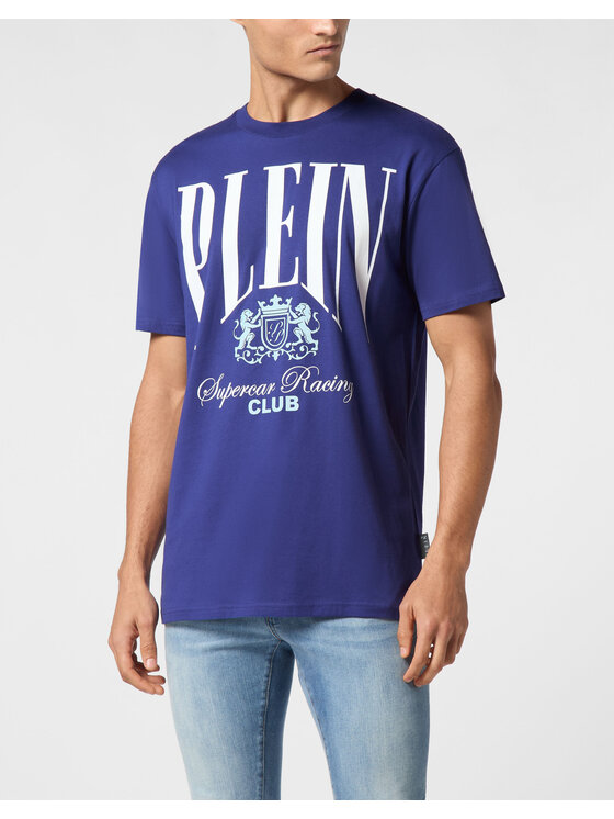 PHILIPP PLEIN PHILIPP PLEIN Tričko 21689 Modrá Regular Fit