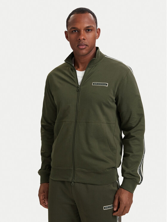 EA7 Emporio Armani Hanorac 7M002191 AF13512 U7014 Verde Regular Fit