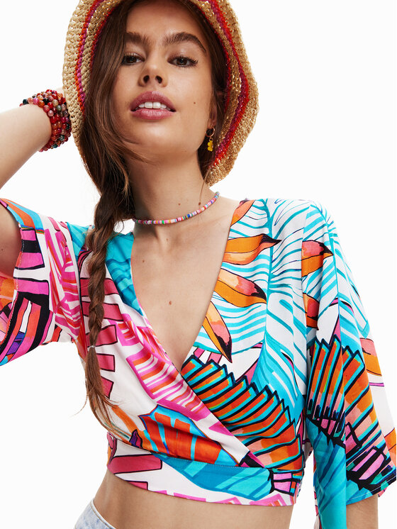 Desigual Desigual Μπλουζάκι 23SWMW09 Έγχρωμο Regular Fit