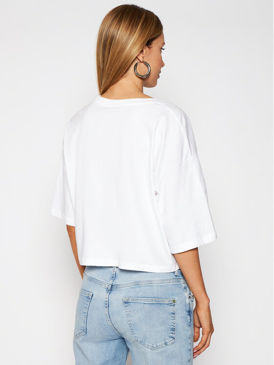 Pepe Jeans Pepe Jeans T-shirt Miriam PL504857 Bijela Relaxed Fit
