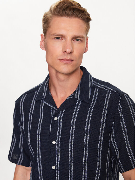 Only & Sons Only & Sons Koszula 22025659 Granatowy Regular Fit