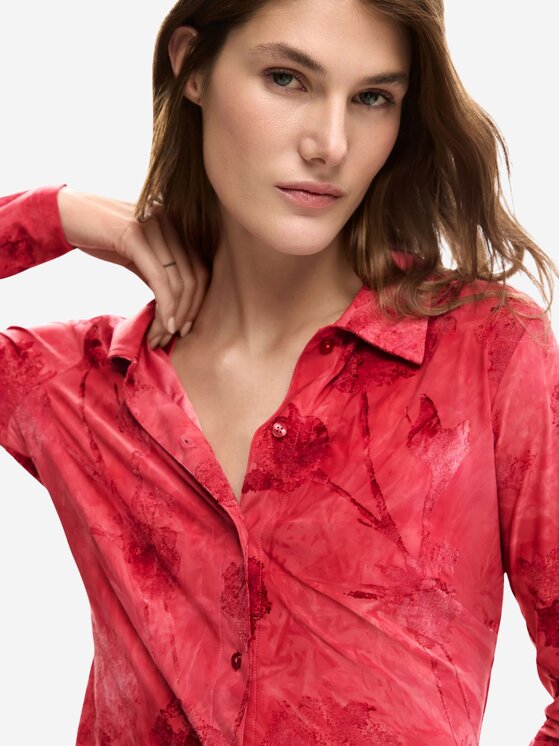 Desigual Desigual Πουκάμισο TS_LONDRES Κόκκινο Regular Fit