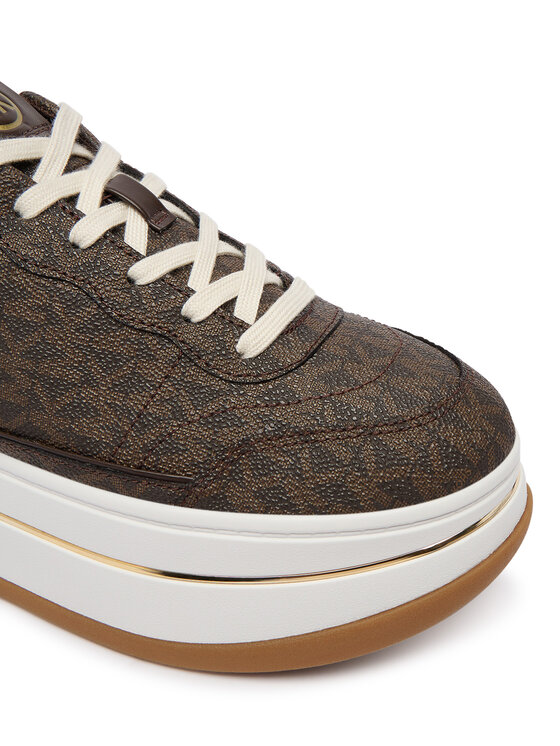 MICHAEL Michael Kors MICHAEL Michael Kors Sneakersy Hayes 43S5HYFS2B Hnedá