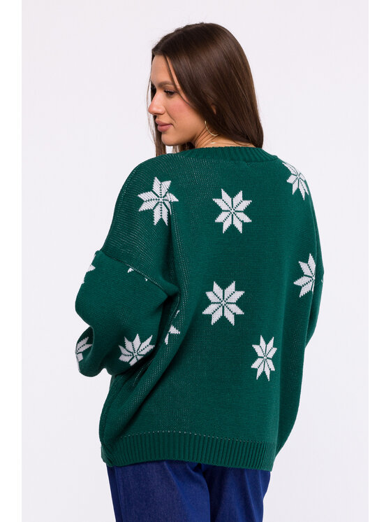 Made of Emotion Made of Emotion Maglione MXS10 Verde Comfort Fit