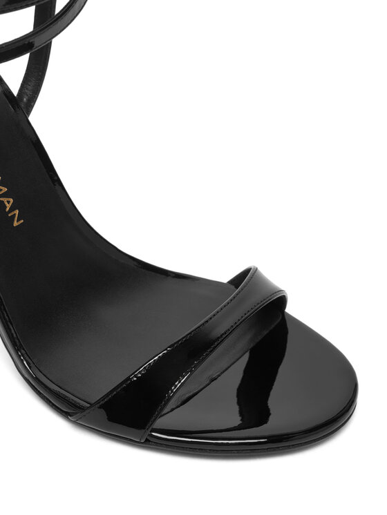 Stuart Weitzman Stuart Weitzman Sandały Naudistini Wrap 100 SM910 Czarny