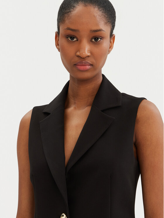 Rinascimento Rinascimento Gilet CFC0122763003 Nero Regular Fit